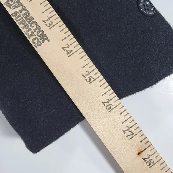 Loro Piana Saks Fifth Avenue Blazer 46L Black 100% Cashmere Sport Coat Jacket